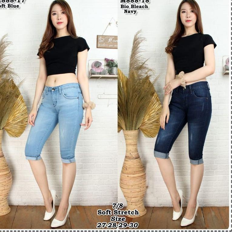 Đặt Hàng Trực Tiếp GAN7/8 Quần Jean Co Giãn M888 (Cỡ: 27-34)