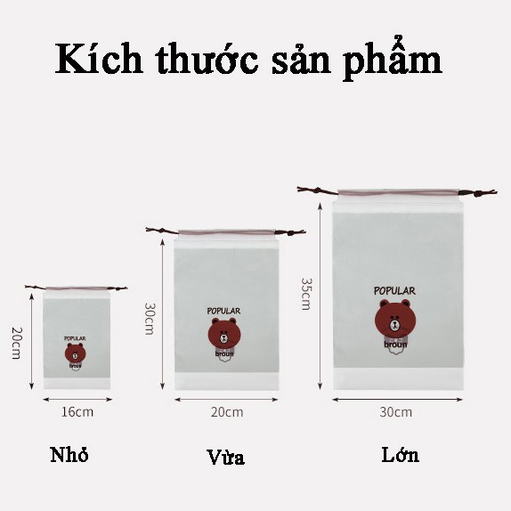 Túi Dây Rút Đựng Giày Dép, Đựng Quần Áo, Đồ Lót Chống Nước