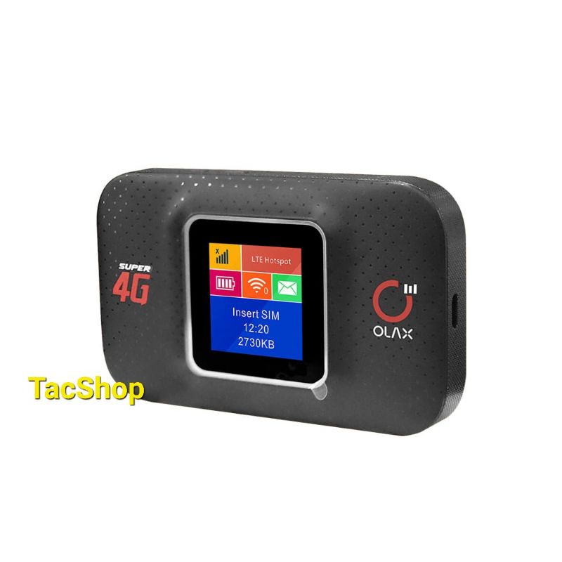 Bộ phát wifi bằng sim 4G LTE Olax MF982 Màn Hình LCD Tốc Độ 150Mpbs Pin 3000mAh