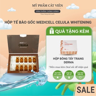 Tế bào gốc làm trắng Medicell Celula Whitening Solution, mờ thâm sạm se khít lỗ chân lông, căng bóng da - hộp 10 lọ