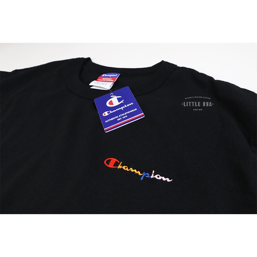 Áo CHAMPION® HERITAGE EMBROIDERED MULTI COLOR LOGO T-SHIRT | BigBuy360 - bigbuy360.vn