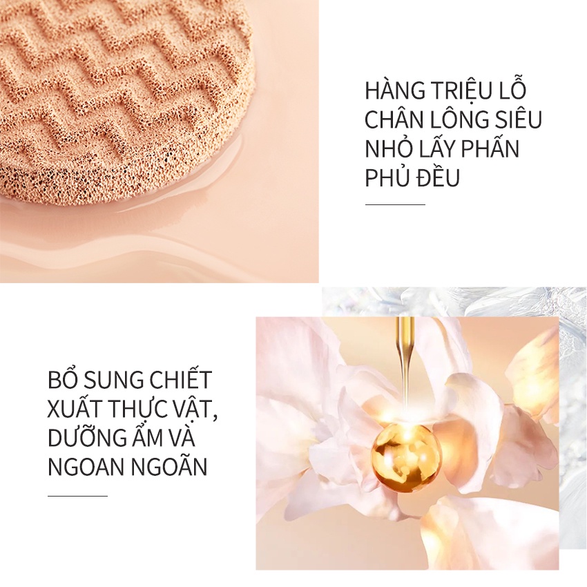 Phấn nước Che Khuyết Điểm Carslan Dưỡng Ẩm Màu Mịn Cho Làn Da Đẹp Tự Nhiên CC Cushion (2 lõi x 13.5g)