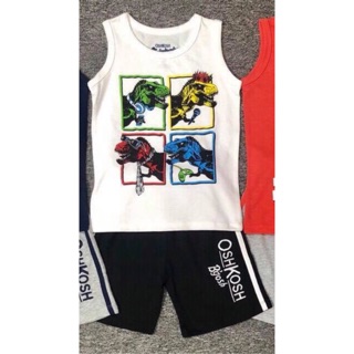 Bộ ba lỗ OshKosh bé trai hàng chuyền