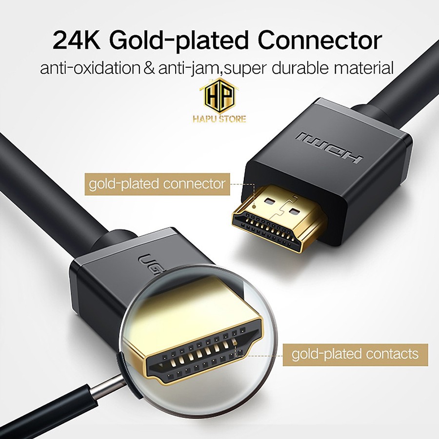 Cáp HDMI 30M hỗ trợ 4K 3D Ugreen 10114 chính hãng - Hapustore