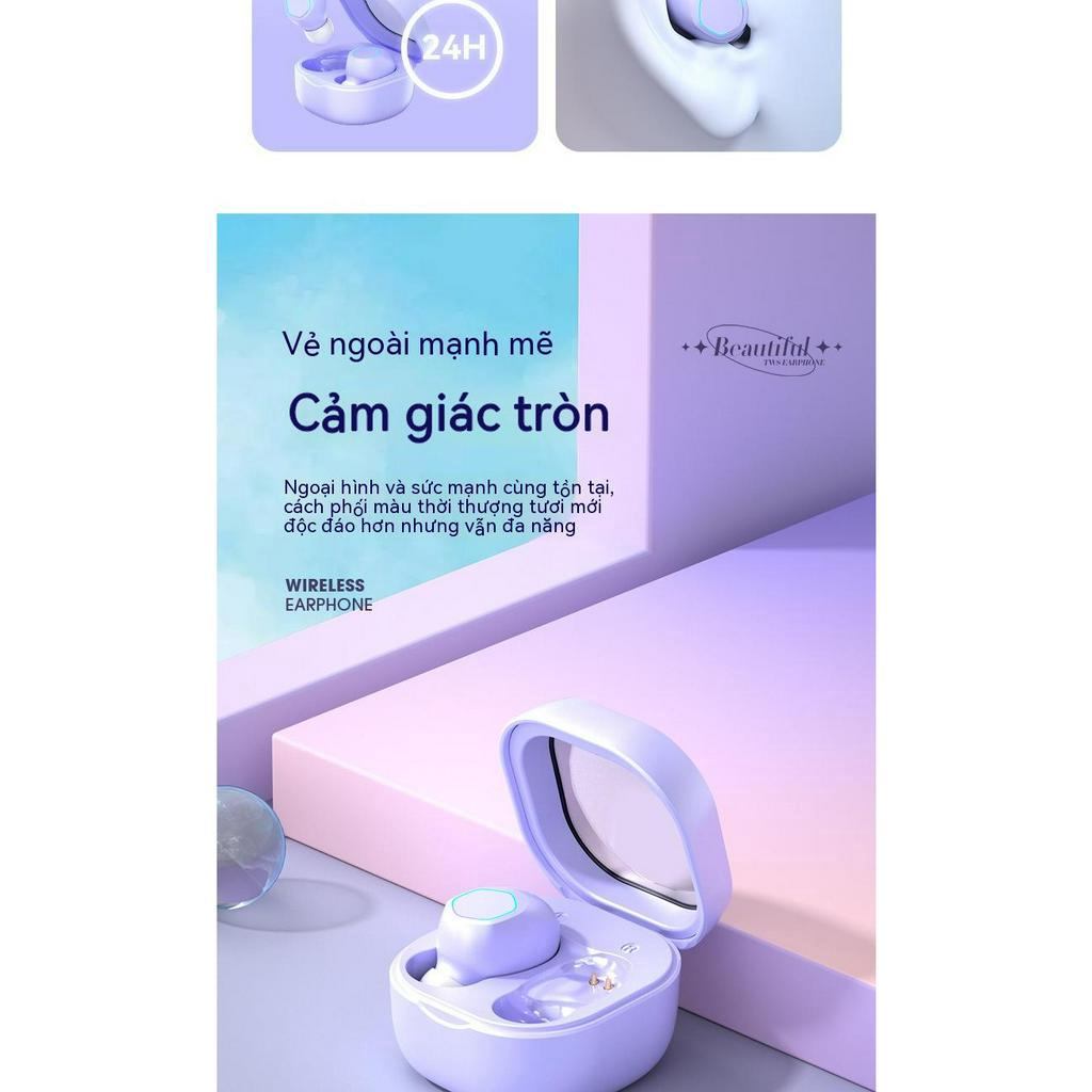 Tai Nghe Bluetooth Không Dây M21 TWS Âm Thanh Nổi Có Mic Cho iPhone Xiaomi Phong cách dễ thương