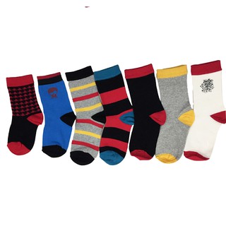 Pack 5 đôi tất cao cổ bé trai Thái Lan cao cấp