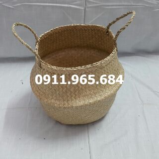Giỏ cói đựng đồ, trồng cây các cỡ