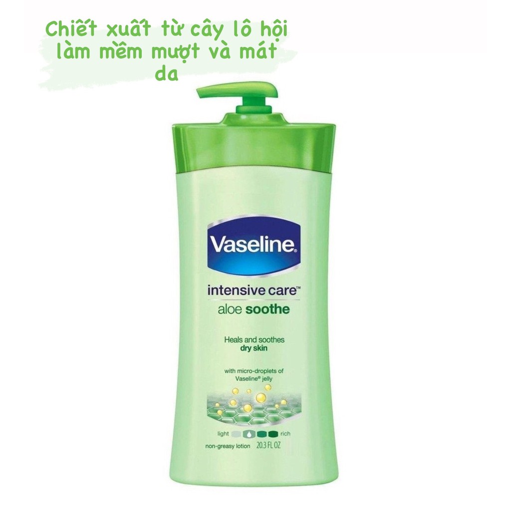 Dưỡng Thể Vaseline 725ML HỒNG - VÀNG - XANH - TRẮNG - 50X