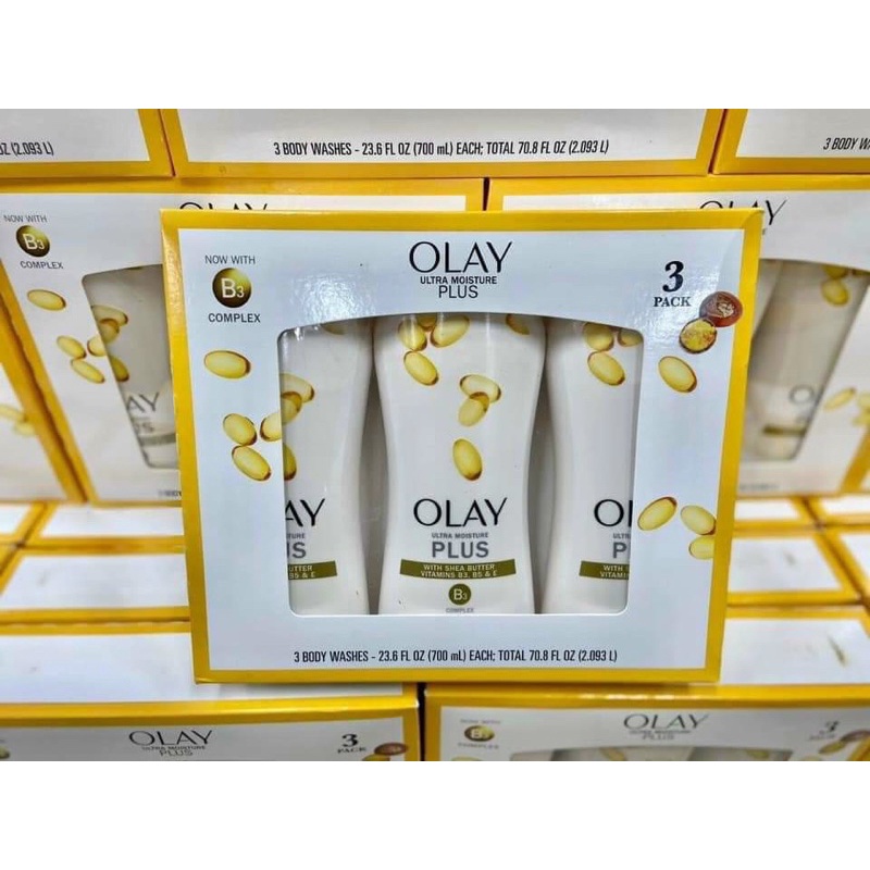 Sữa tắm dưỡng ẩm Olay Ultra Moisturizer with Shea Butter 700ml Hàng Mỹ