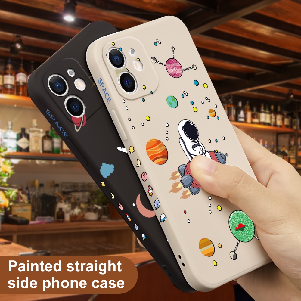 Ốp điện thoại mềm họa tiết NASA cho OPPO Reno 5 2F OPPO F9 R9S Plus F11 Reno 4 Pro 2Z F3 F1 Plus A9 R9 Pro A7X