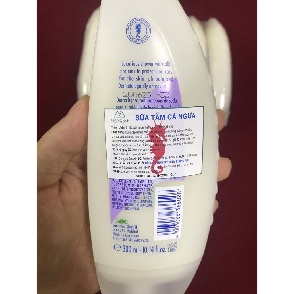 [SALE] [CAM KẾT 100% CHÍNH HÃNG] Sữa tắm nước hoa cá ngựa ALGEMARIN Đức 300ml có tem chống hàng giả, hàng công ty