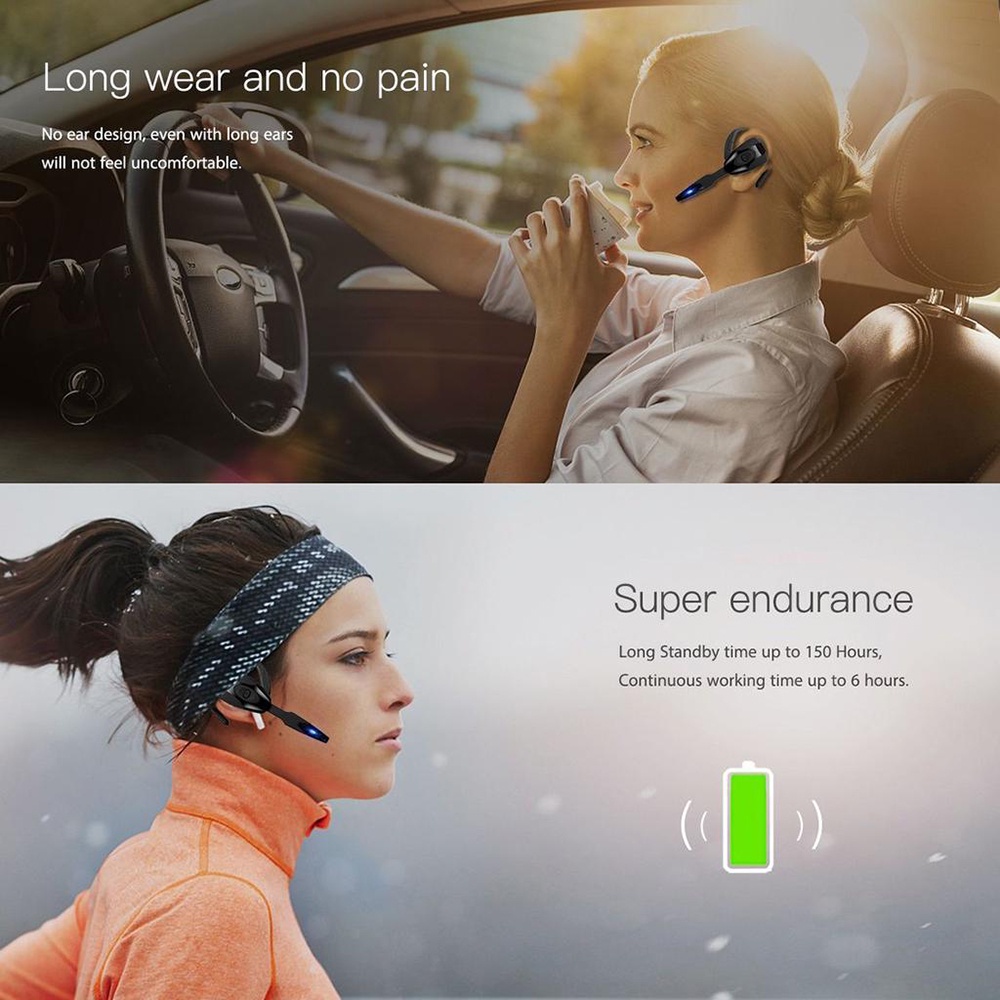 Tai nghe không dây VIRWIR bluetooth có mi cờ rô dành cho điện thoại máy tính bảng máy tính bàn