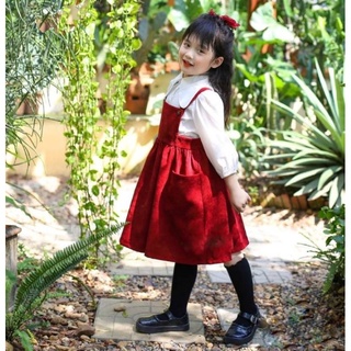 Váy yếm cho bé Váy yếm nhung cho bé gái từ 7kg đến 45kg