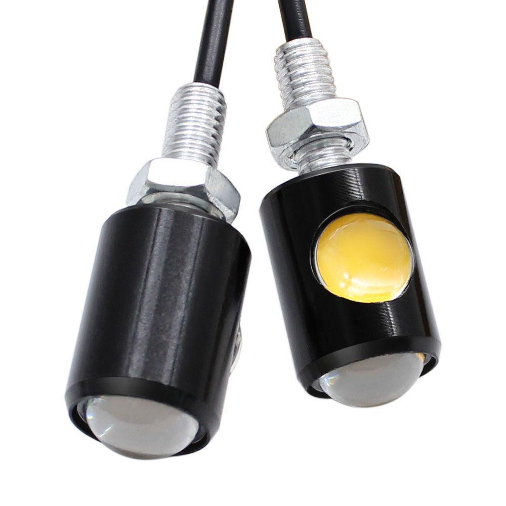 Set 2 Đèn Mini Gắn Biển Số Xe Kèm Ốc Vít Lắp Đặt