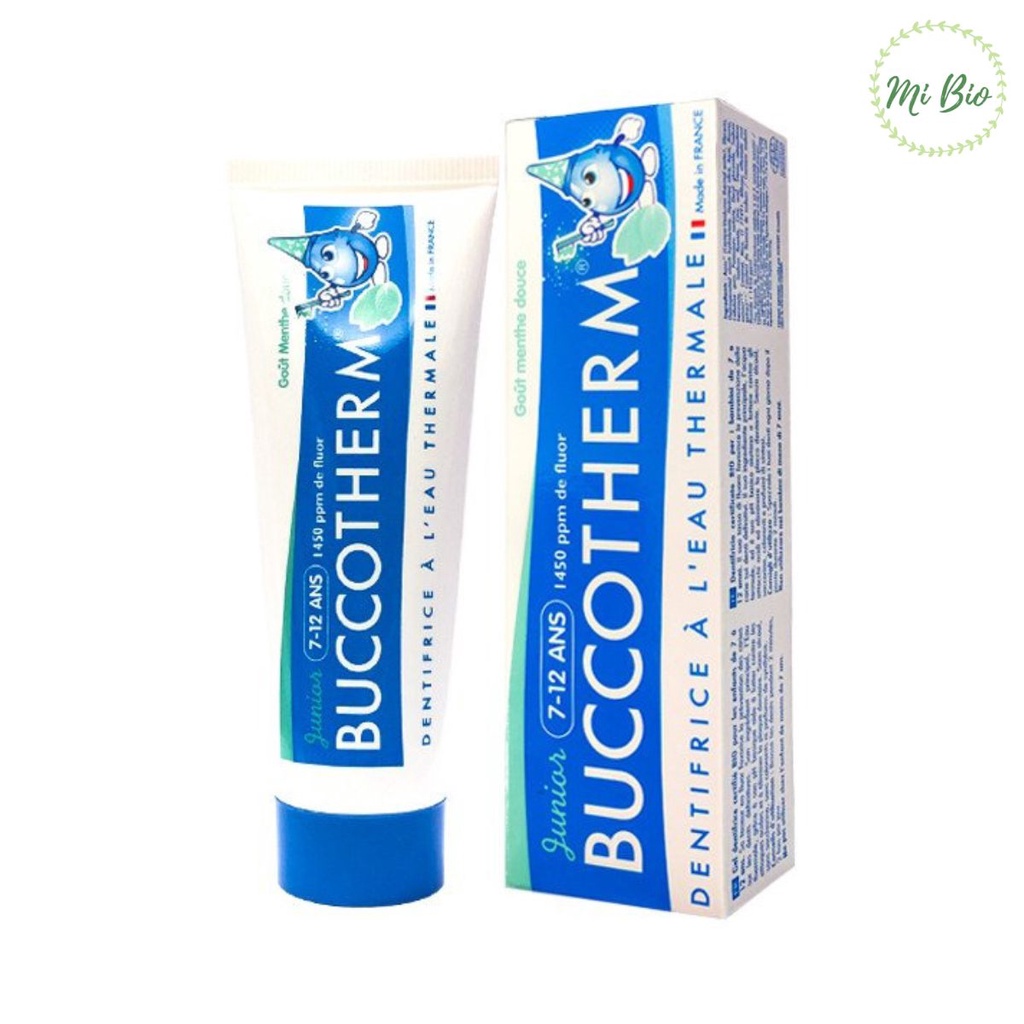 Kem đánh vị bạc hà cho trẻ từ 7-12 tuổi 50ml (Buccotherm)