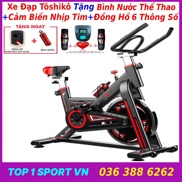 Xe đạp tập thể dục thể thao tập gym tại nhà Queen Sport X8 X9 tải trọng 250kg bánh đà 11kg sơn tĩnh điện 7 lớp siêu bền