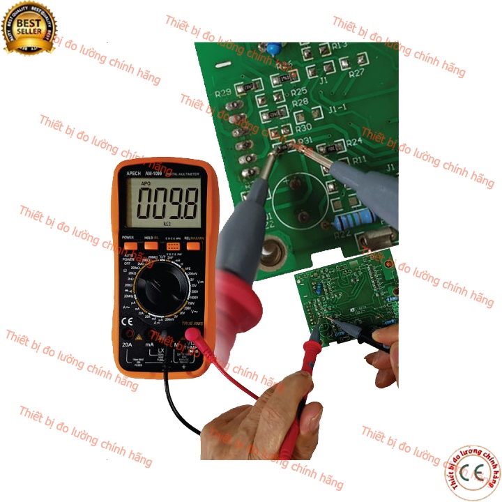 APECH AM-1099 đồng hồ đo cuộn cảm henry, điện dung tụ điện, điện trở, điện áp dòng điện acdc Apech AM 1099