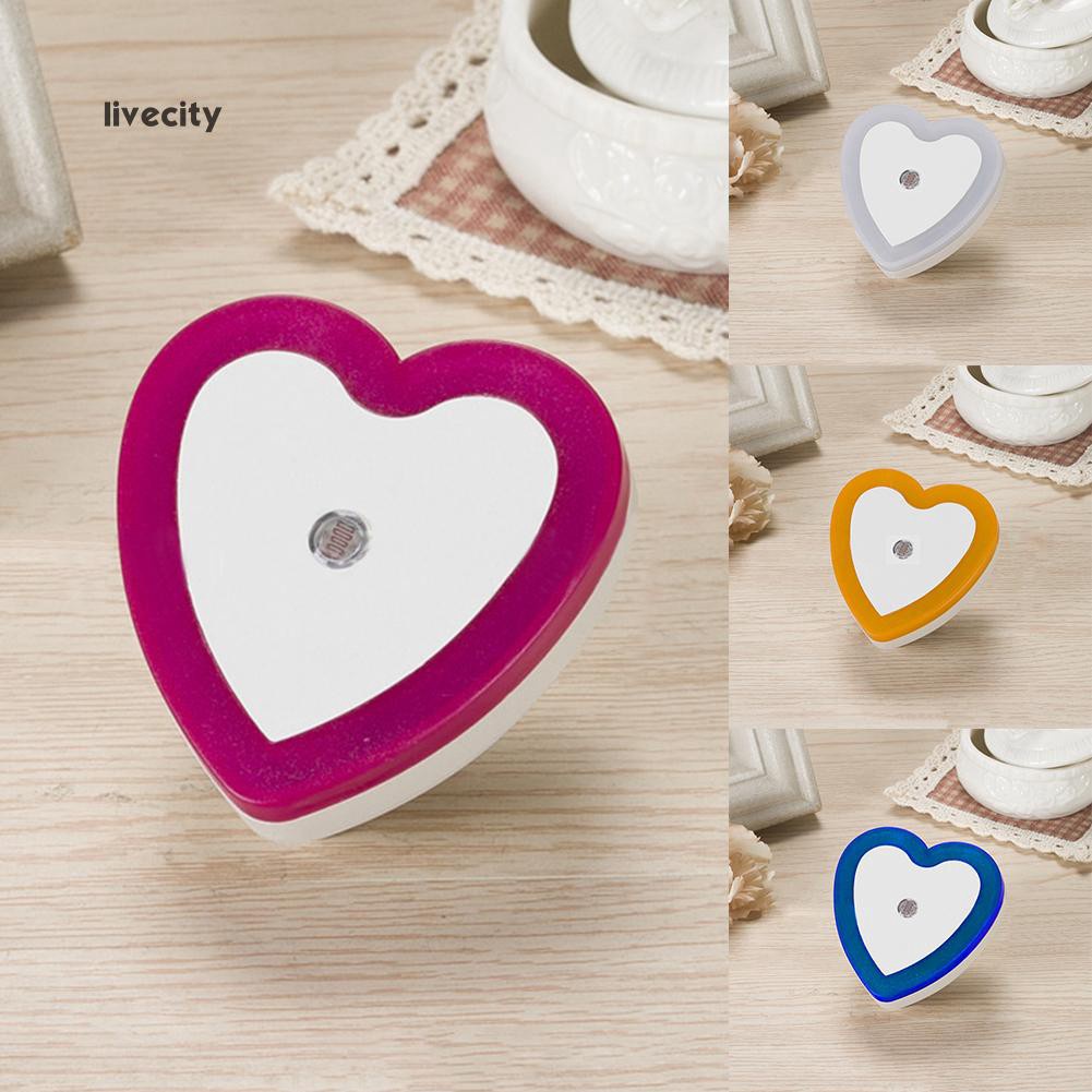 Đèn ngủ cảm ứng hình trái tim