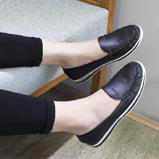 Giày lười  Slipon nữ da thật 100% Kaleea K499