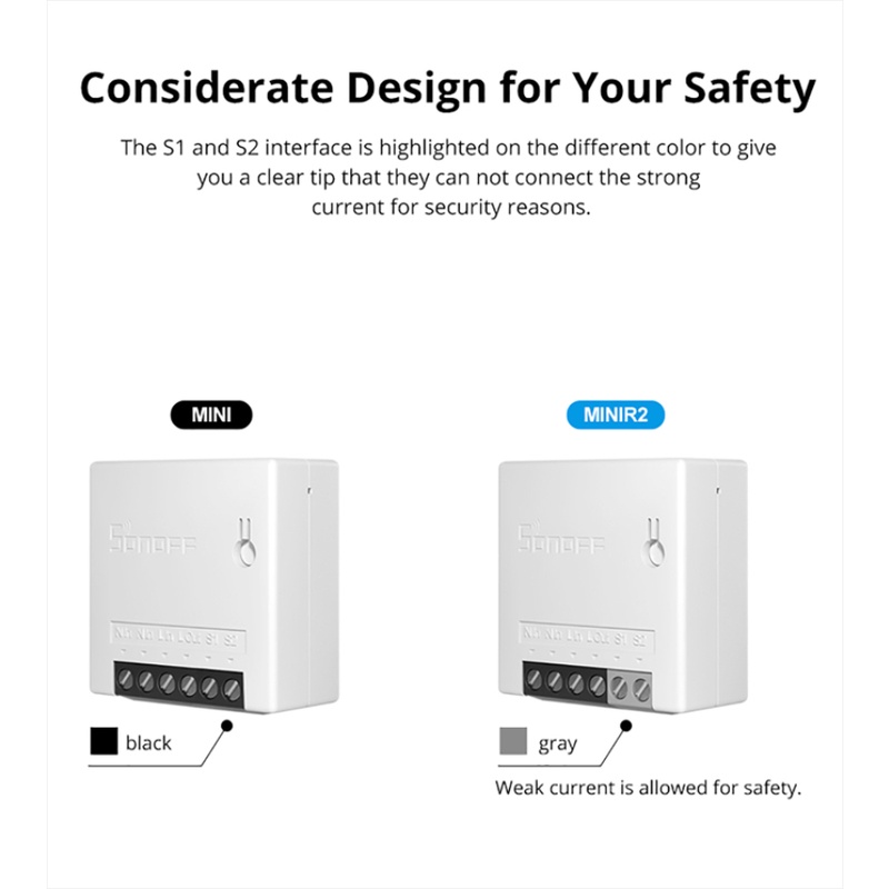 Sonoff Công Tắc Thông Minh Mini R2 Cho Gia Đình Nhà Thông Minh Wifi Điều Khiển Bằng Giọng Nói Thân Nhỏ Được Chia Sẻ Bởi Nhiều Người Điều Khiển Bằng Ứng Dụng Cloud1