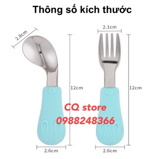 BỘ THÌA DĨA CHO BÉ TẬP ĂN