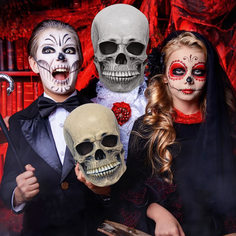 Mặt Nạ Đầu Lâu Có Thể Chuyển Động Cho halloween