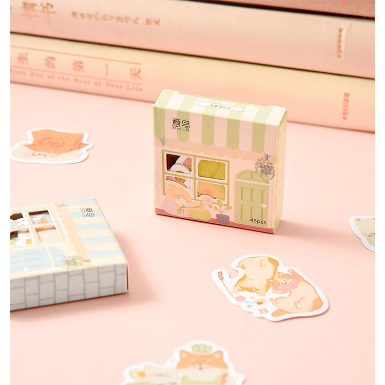 Sticker chủ đề động vật siêu dễ thương trang trí sổ tay, scrapbook, planner,... [ 092 ]