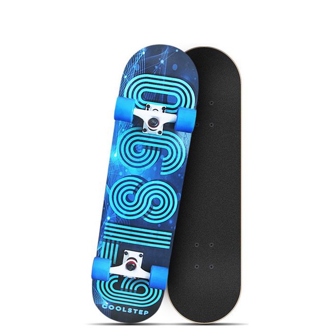 Ván Trượt  Thể Thao Skateboard  [ Centosy 1020 ]  Họa Tiết Màu Xanh Bắt mắt, Mặt Nhám Chống Trơn Trượt