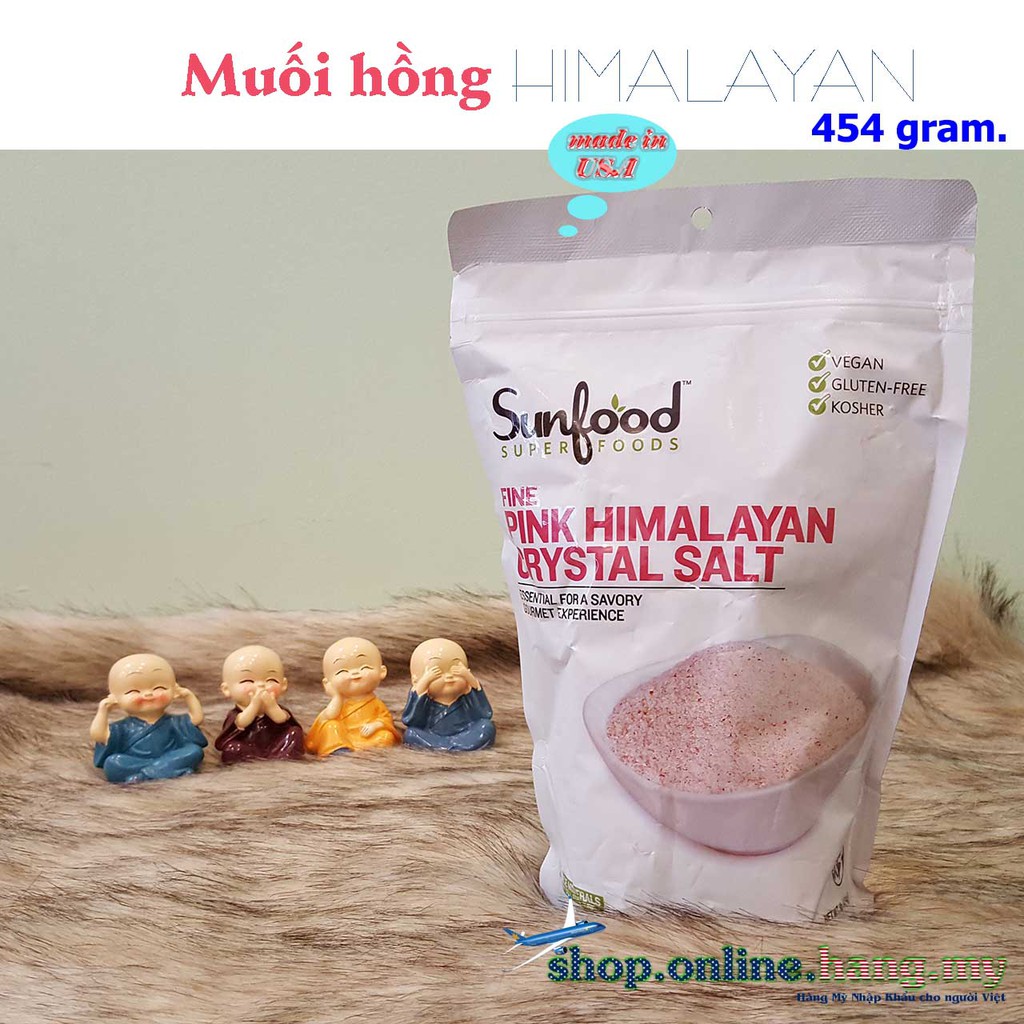 Muối hồng Himalayan nhập khẩu Mỹ