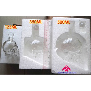 Bình rượu thủy tinh đầu lâu
