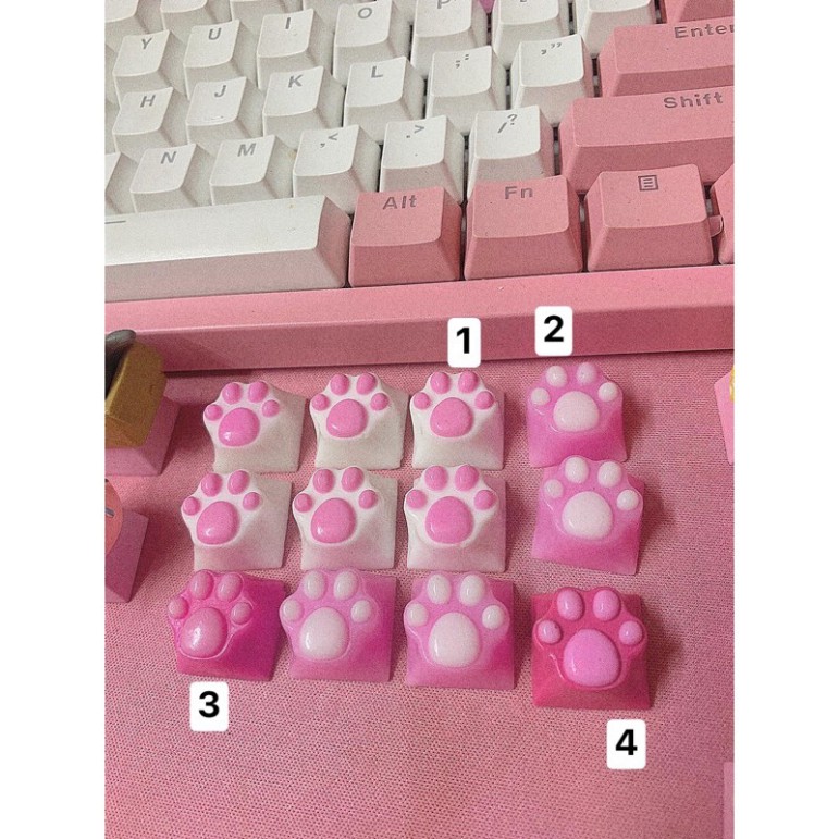 Keycap bàn tay mèo dành cho phím cơ