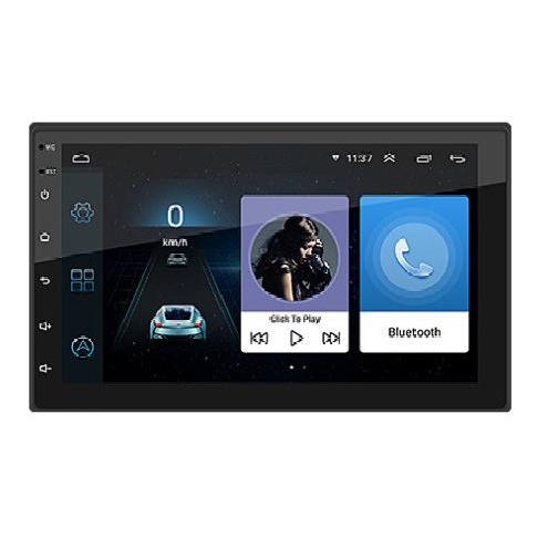 Màn hình 7 inch lắp sim 4G,RAM 1G ROM 32G, thu phát wifi, vào mạng, xem phim trực tuyến, chỉ đường, nghe nhạc, radio