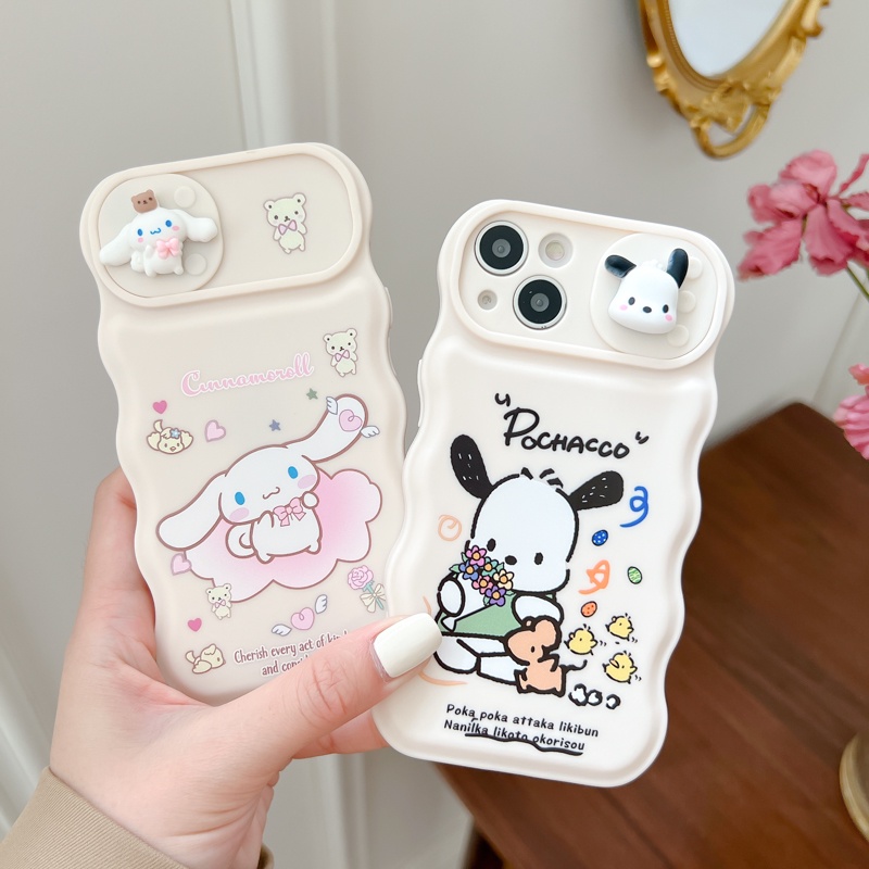 Ốp Điện Thoại Chống Sốc In Hình Chú Chó Cinnamoroll Hoạt Hình Dễ Thương Thời Trang