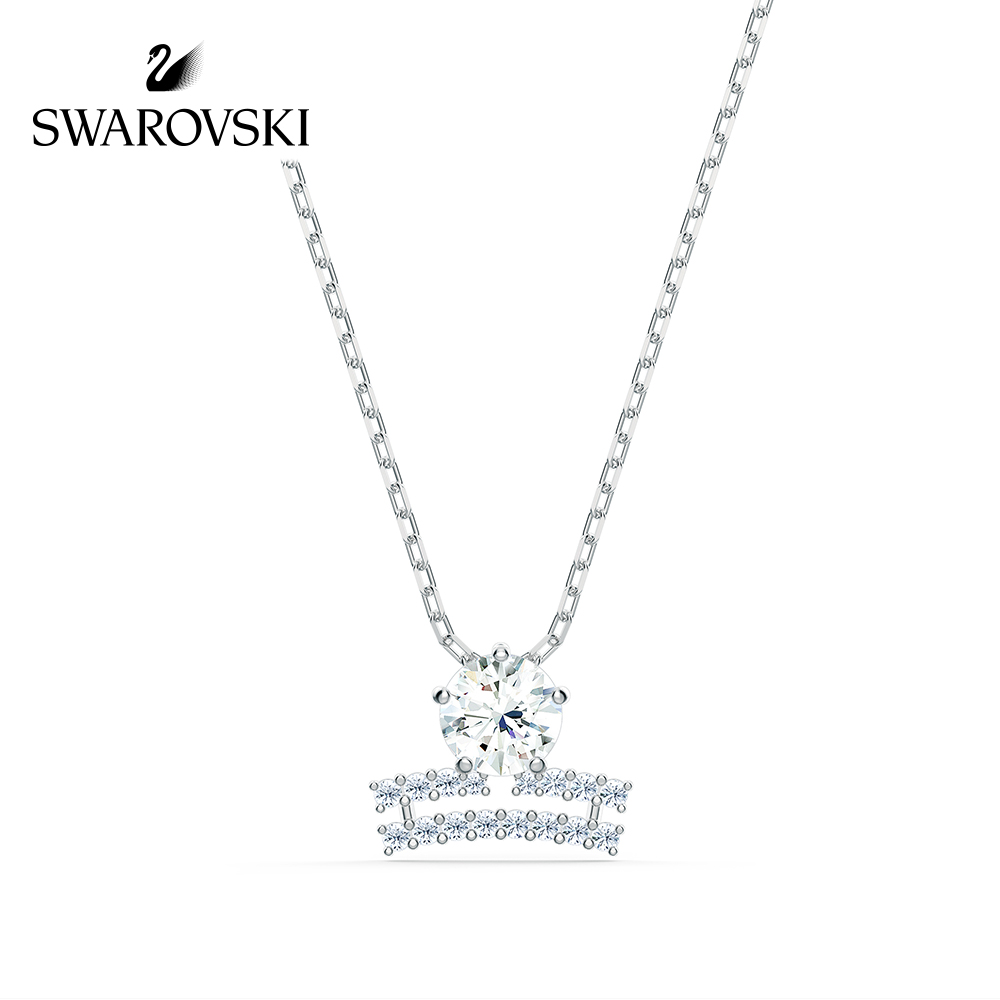 FREE SHIP Dây Chuyền Nữ Swarovski ZODIAC II Chòm sao Thiên Bình Necklace Crystal FASHION cá tính Trang sức trang sức đeo THỜI TRANG