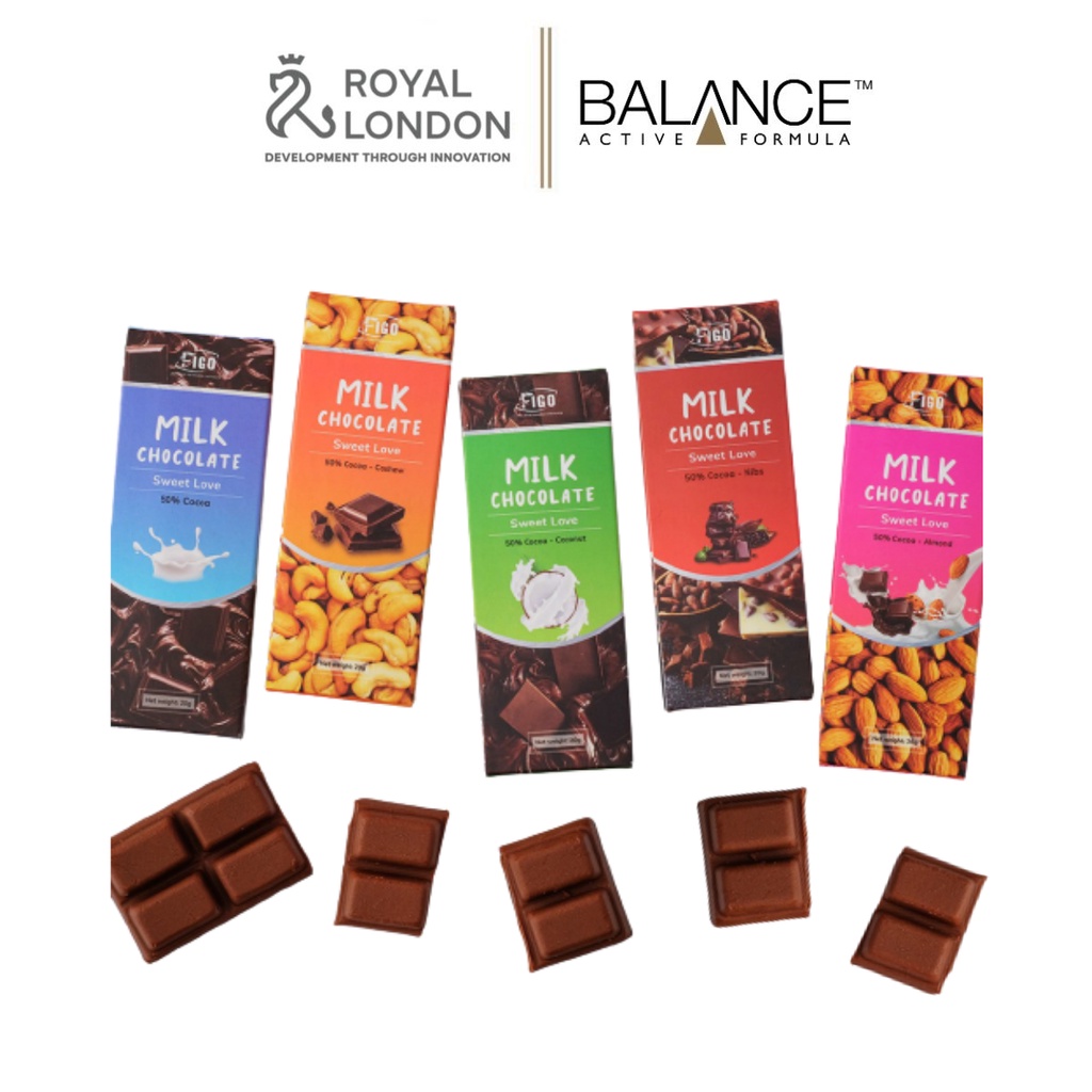 [HB GIFT] Chocolate Bar F.i.g.o quà tặng Balance Active Formula