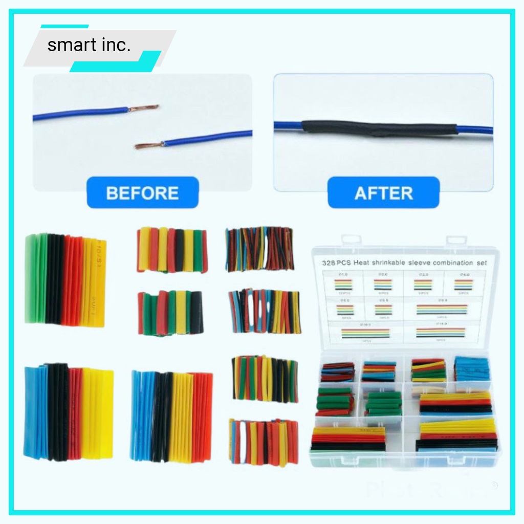 Ống Gen Co Nhiệt Nối Dây Bọc Cách Điện Ống Luồn Dây Điện Bảo Vệ Cáp Sạc