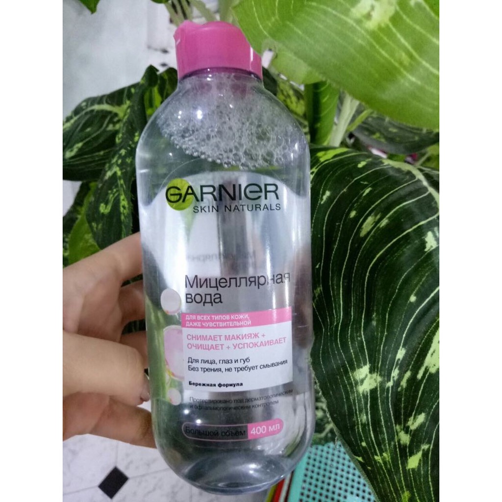 Tẩy Trang Garnier Micellar Cleansing Water Nắp Hồng 400ml