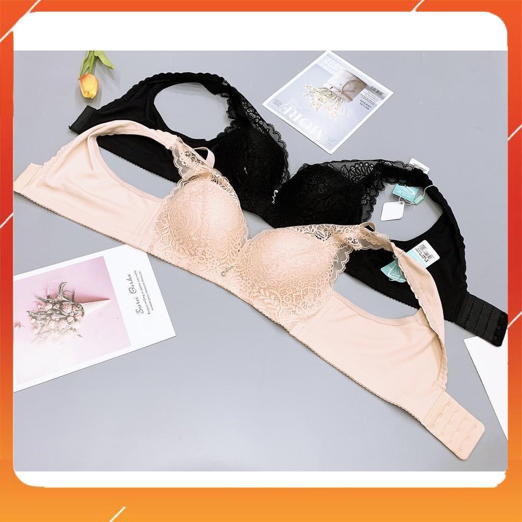 Áo lót nữ Thái ren cao cấp kiểu dáng bra không gọng đệm mút mỏng nâng ngực nhẹ nhàng A8893