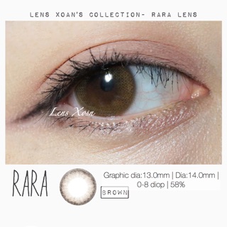 Áp tròng RARA BROWN-OLENS (LENS XOẮN)