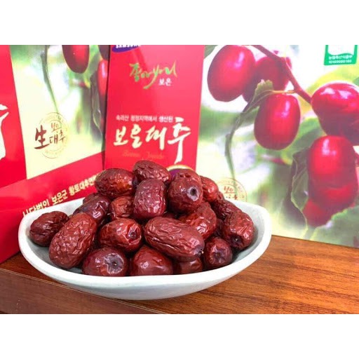 Táo Đỏ Hàn Quốc Sấy Khô【Đóng Hộp 1kg Đẹp Sang】Táo đỏ khô dùng để Hầm gà/ Nấu chè/ Chưng yến