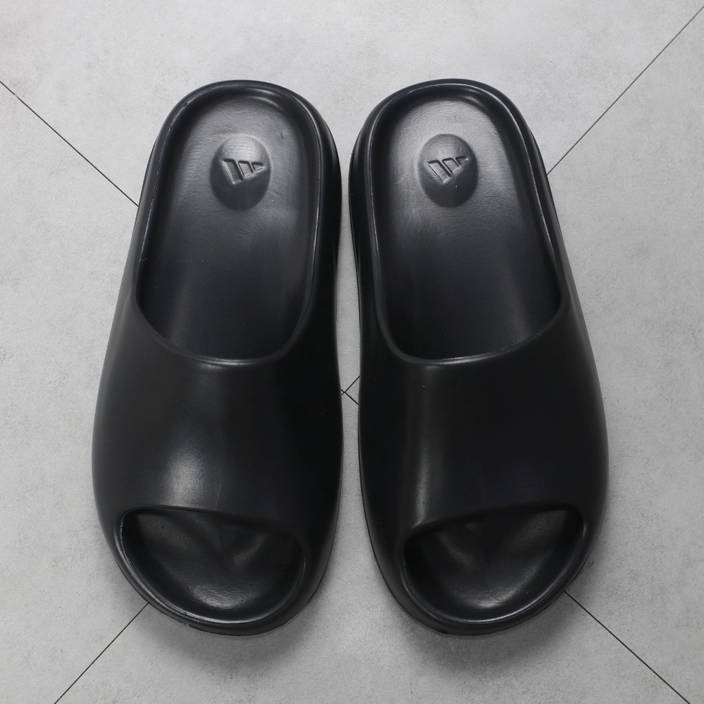 Dép yz nữ NAM slide  đen