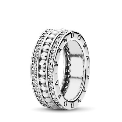 Nhẫn Bạc 925 P Đính  Đá Zircon