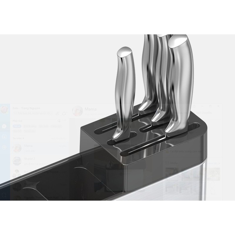 Kệ đa năng đựng dao, đũa thìa cao cấp chất liệu inox không gỉ SINOART | BigBuy360 - bigbuy360.vn