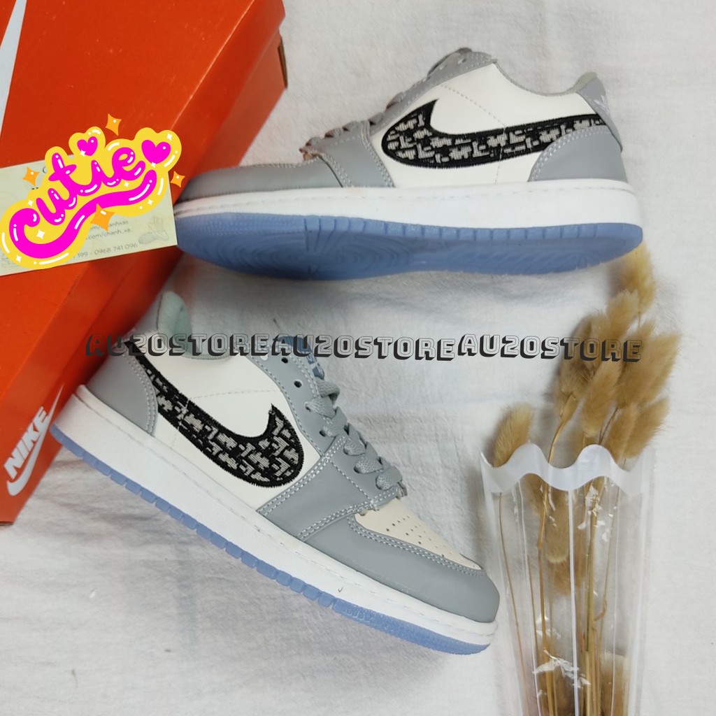 Giày Thể Thao Nam Nữ Sneaker Màu Xám Dio 1 Low Phong Cách Đường Phố | BigBuy360 - bigbuy360.vn