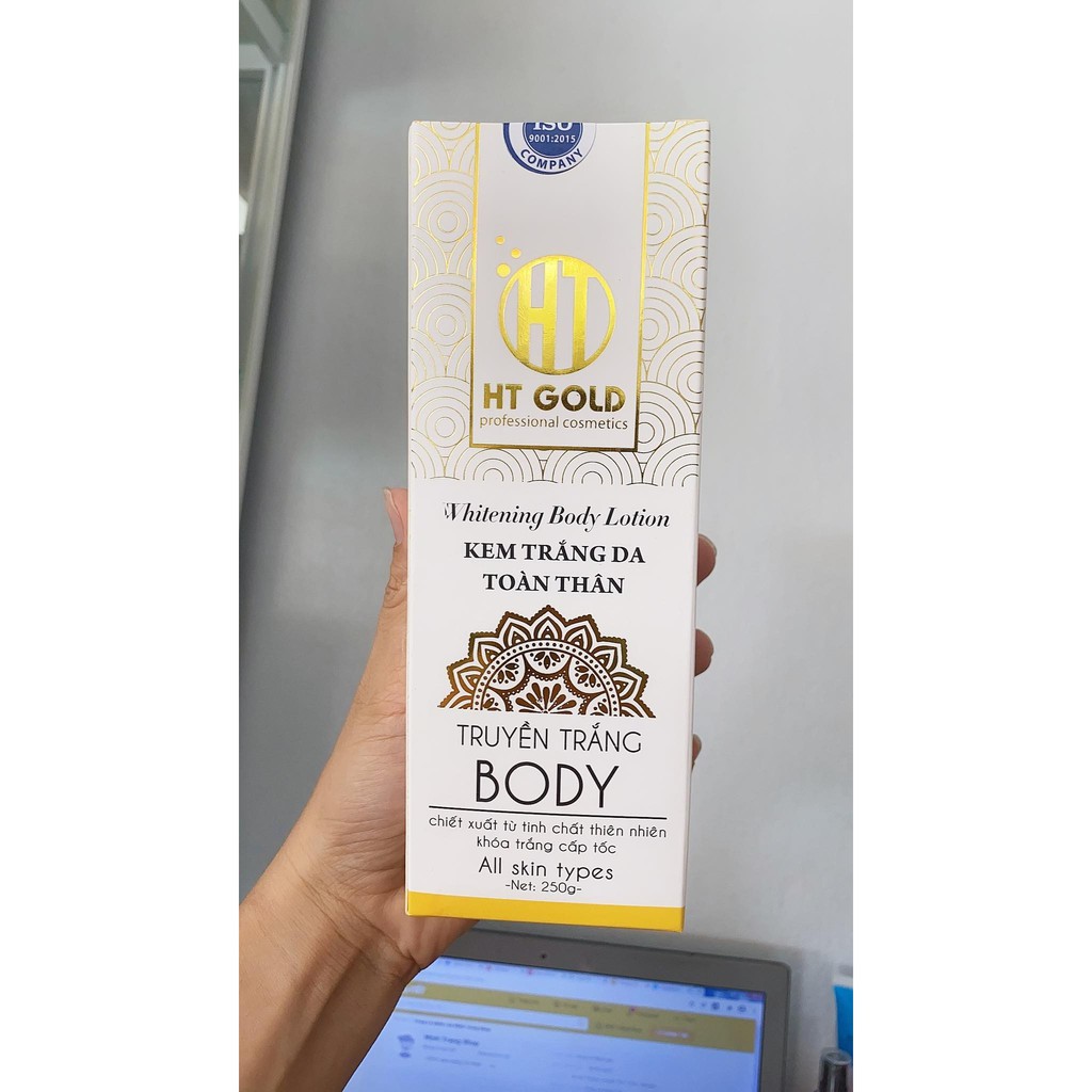 Kem Trắng Da Toàn Thân Body Truyền Trắng HT GOLD 250g
