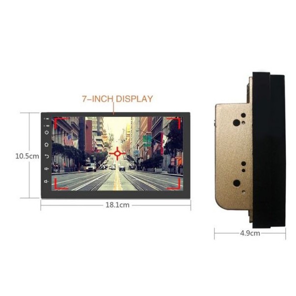 (tặng kèm camera lùi) Đầu nghe nhạc androi 7 inh, ram 1, rom 16 cho xe hơi | BigBuy360 - bigbuy360.vn