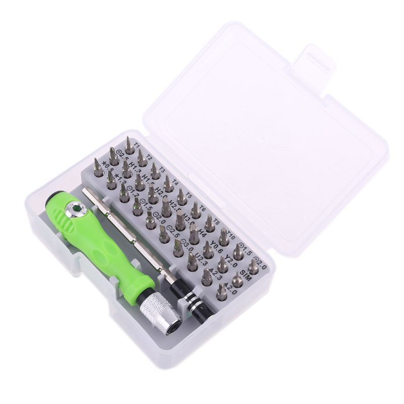 Bộ tuốc nơ vít nam châm mini 32 trong 1 sửa chữa máy tính xách tay/máy ảnh tiện dụng