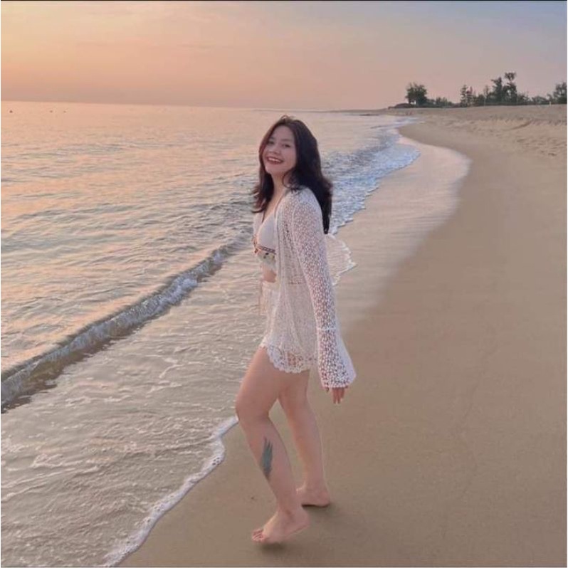 Áo khoác lưới nhẹ nhàng đi biển