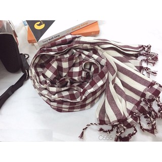 Khăn Rằn Campuchia (Krama) Chính Hãng & Khăn Rằn Nam Bộ - 100% Cotton Dày Dặn, Thấm Hút, Phụ Kiện Phượt & Du Lịch Cá Tín
