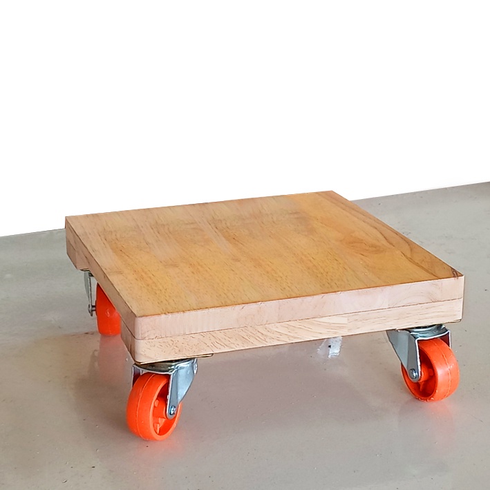 Kệ gỗ, Đế Gỗ, Giá gỗ, Đôn gỗ Lót Chậu Cây Có bánh Xe